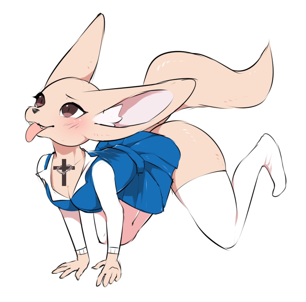 Fenneko riding dildo work chelody