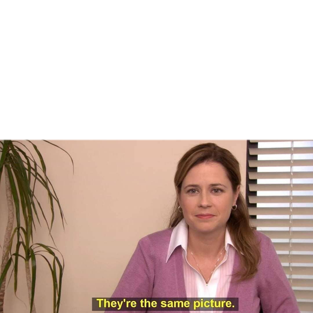 The Office Memes - “They're the same photo…”