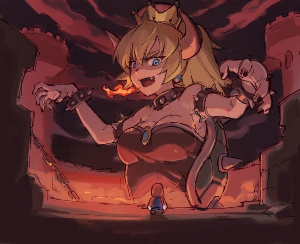 Bowsette Giantess