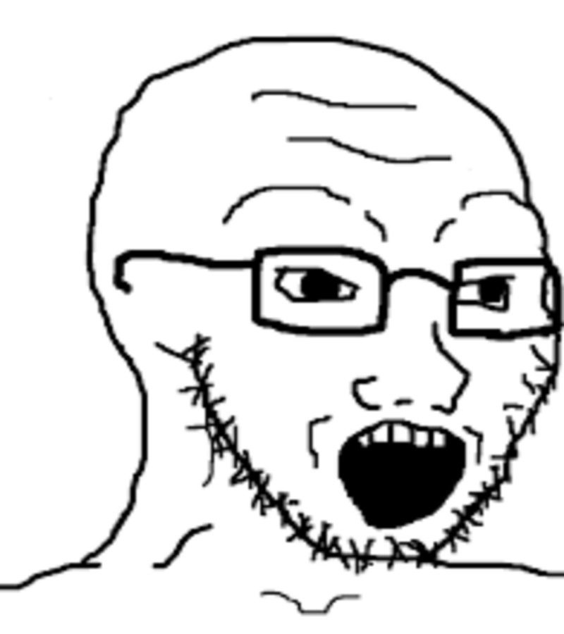 I feel like the &quot;soyboy&quot; meme is neckbeard's last line -  #184215561 added by anonymous at narrow tiny false Donkey