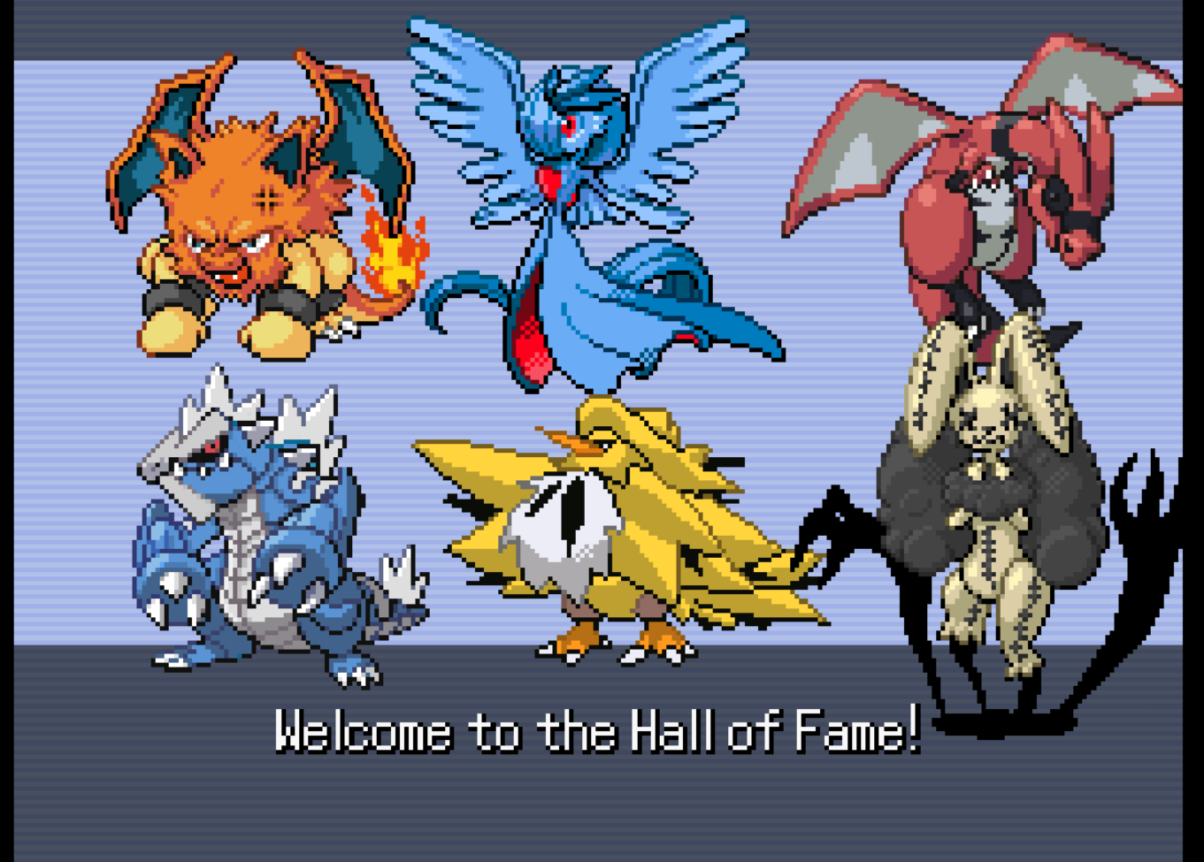 Pokemon Infinite Fusion HOF. The randomizer was a lot of fun. :  r/PokemonHallOfFame