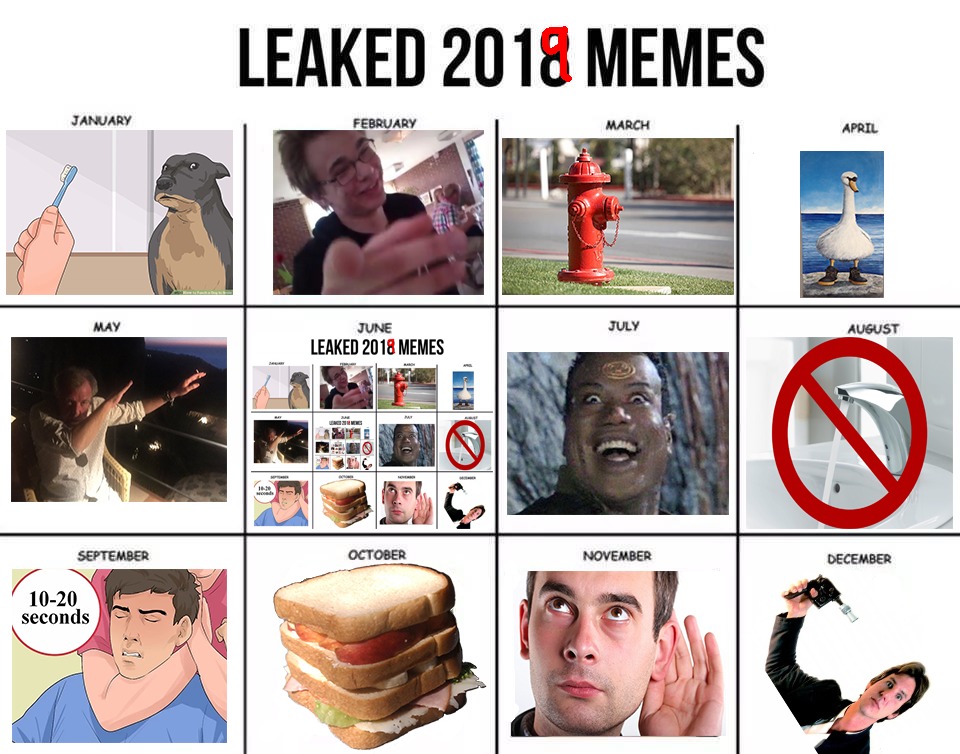 Meme viral. Мем 2018. Меме 2019. Мем из 2018. Календарь мемов.
