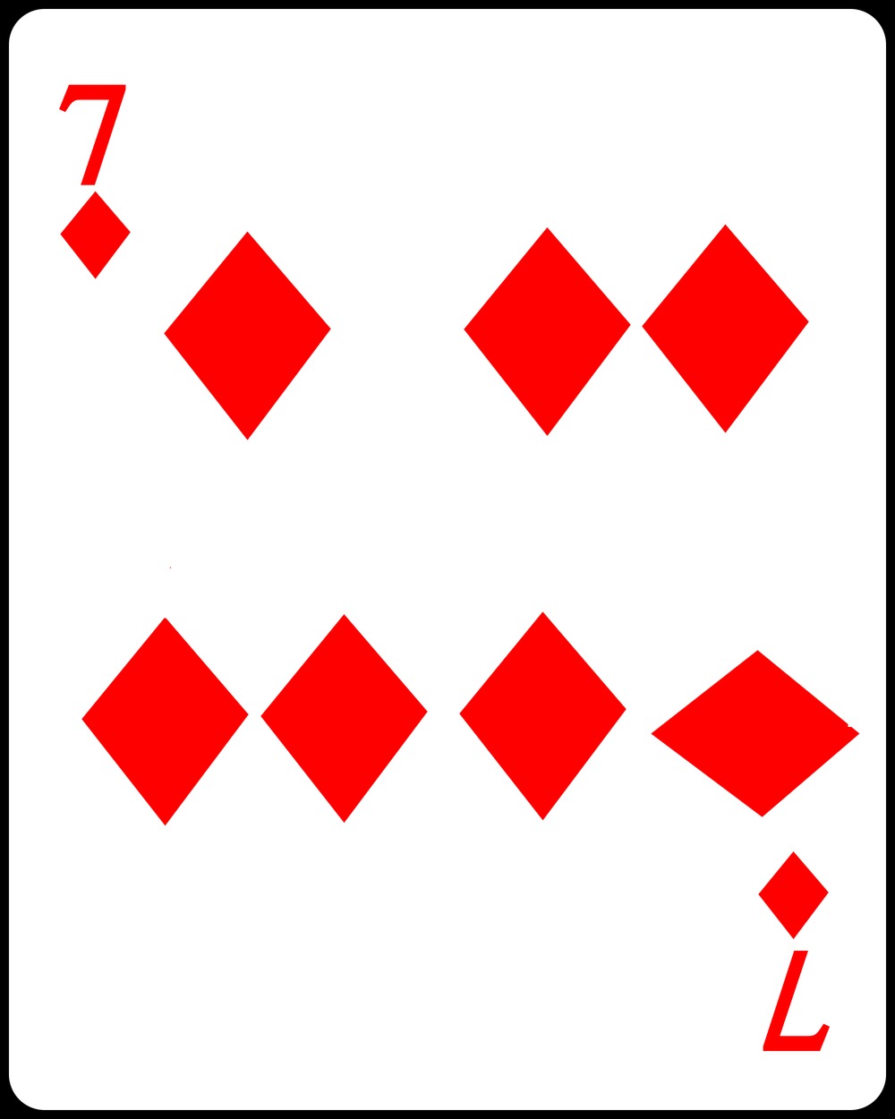 7 of diamonds