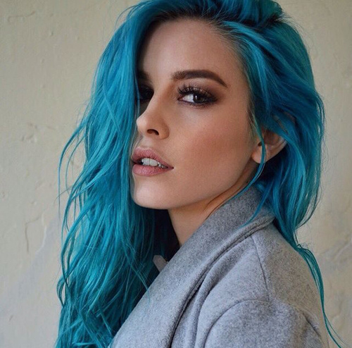 Girls With Blue Hair Are Soo Hot 176055844 Added By Anonymous At Juvenile Upbeat Noisy Pigeon
