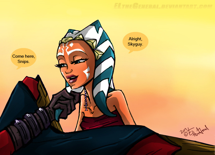 I kinda liked Ahsoka, though not to the point I was shipping her with Annie...