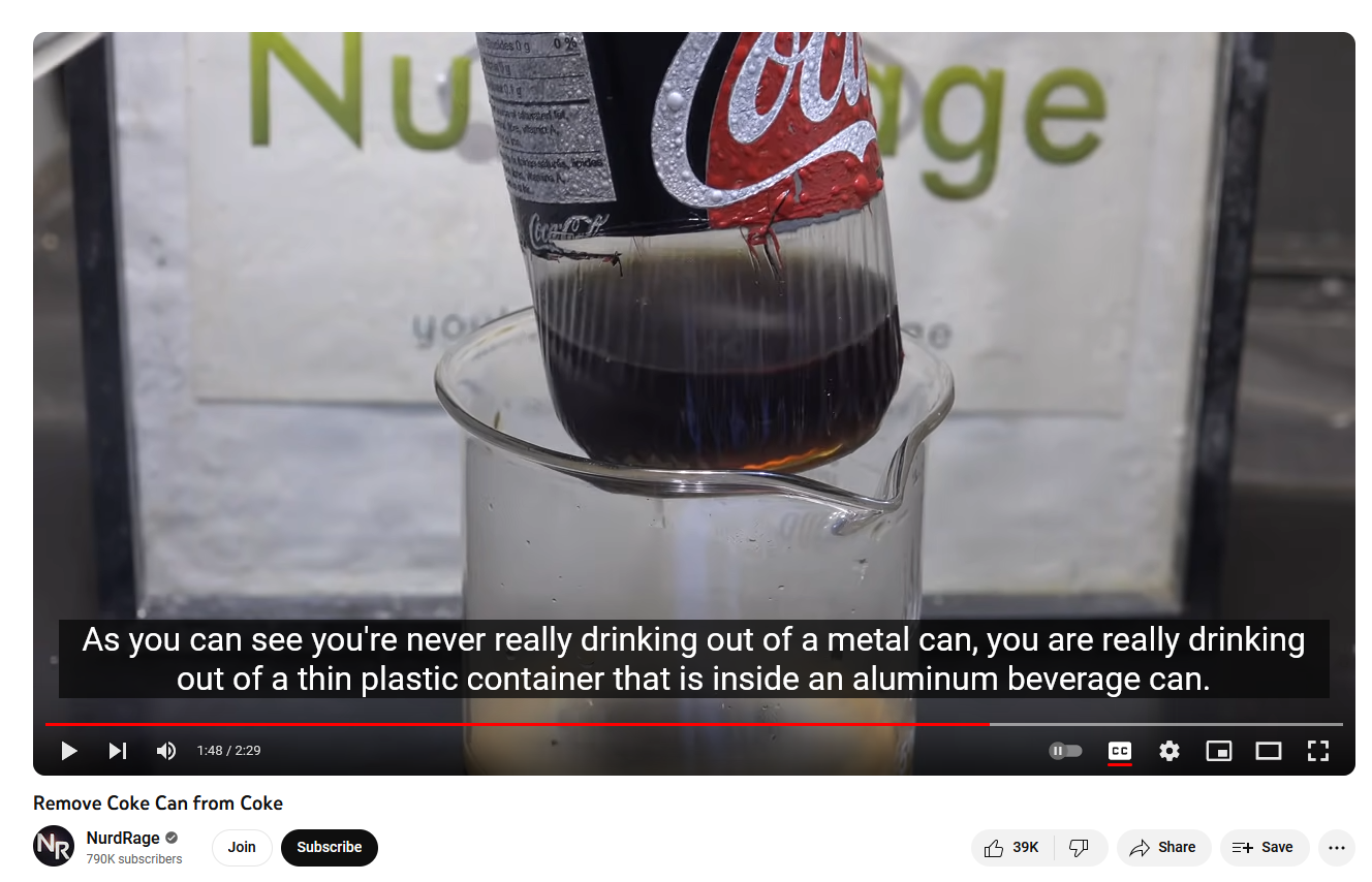 Do Coca-Cola cans and bottles contain BPA?, FAQ