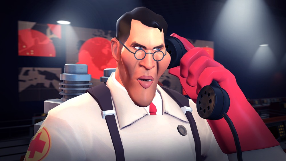 Heavies Bow To Medic In Contact With Devs Possess Psychic Like 179700151 Added By Bobtheblob At That Medic Is Loud And Ugly - tf2 medic roblox id