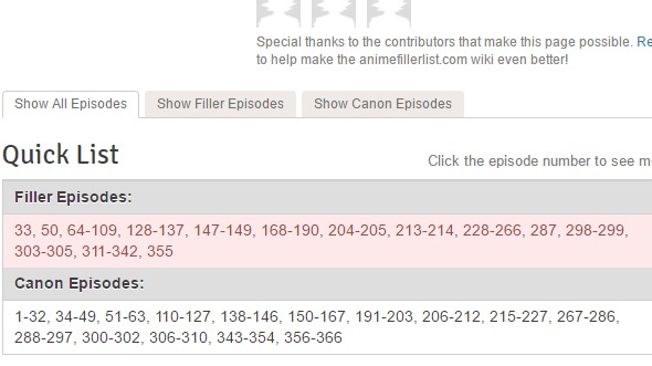 naruto shippuden episodes list without fillers