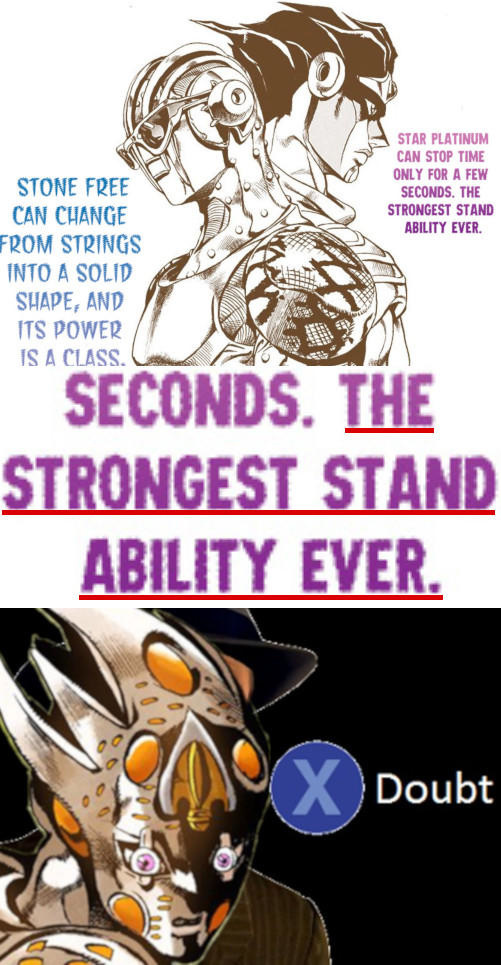 So Hermes's stand is just a less precise Star Platinum. Hermes solos every  character besides MiH and Giorno with GER. : r/ShitPostCrusaders