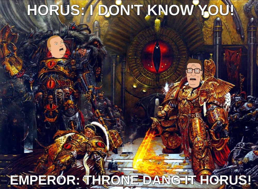 horus vs the emperor