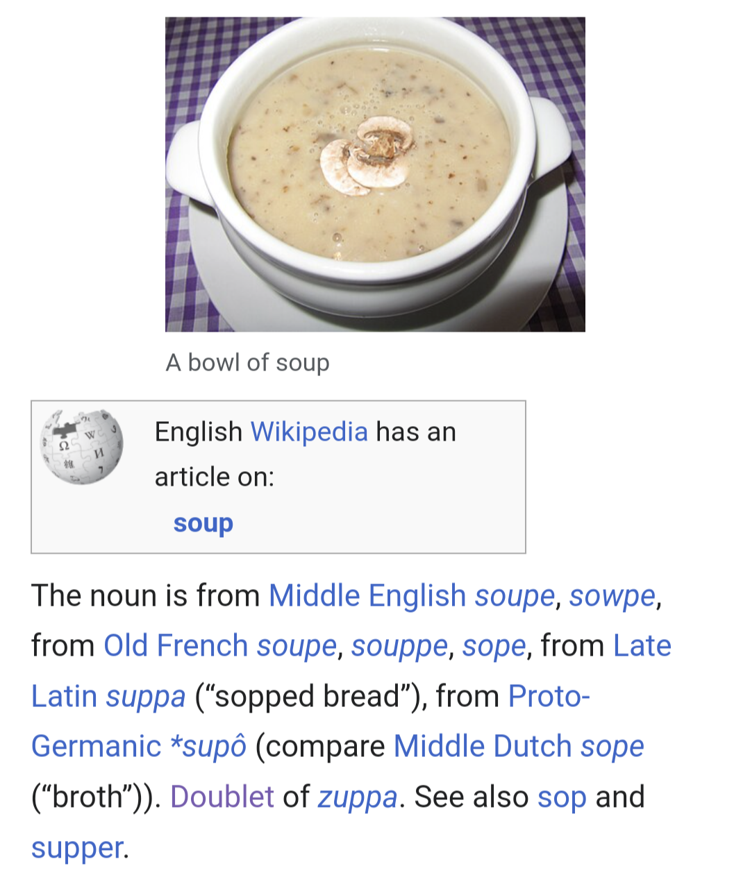 Soupe — Wikipédia