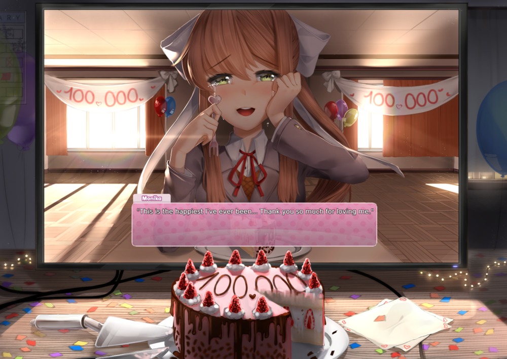 monika after story dialogue