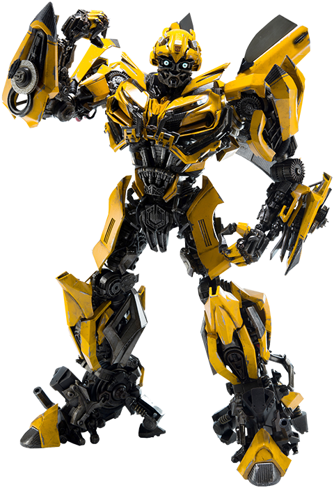 black and yellow transformer