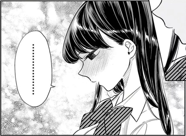 There's just something wholesome about this moment (Komi San can't  communicate)