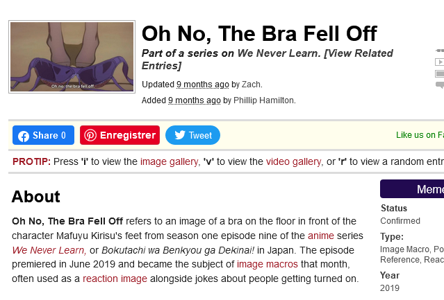 Oh No, The Bra Fell Off