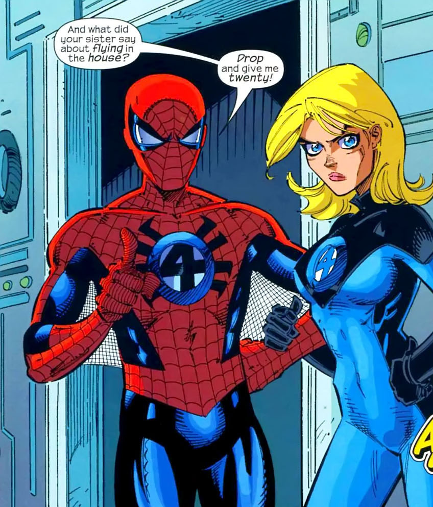 Spider-man X Invisible Woman - #179680369 added by greeeed at Thicc
