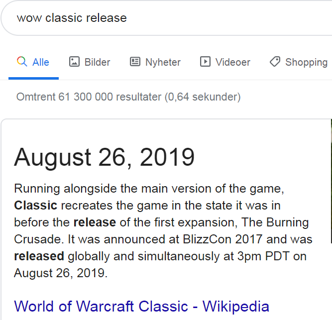 World of Warcraft Classic - Wikipedia