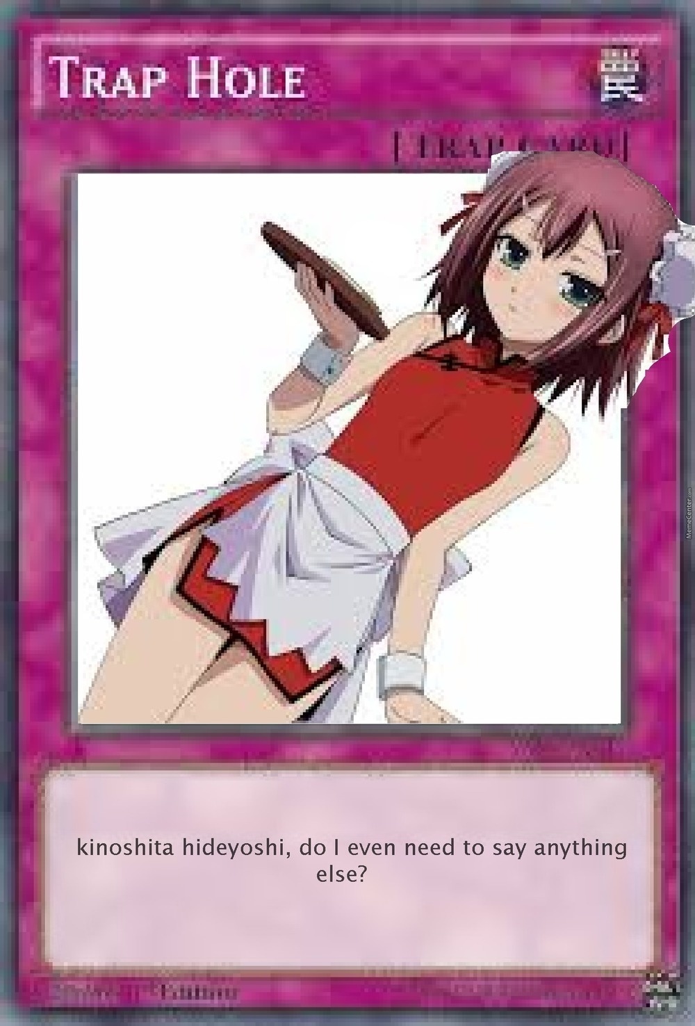 You have activated my Trap card. 