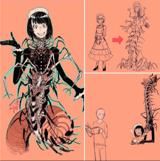 reminded me of centipede robot maid girl - #189770920 added by kliktichik  at Upskirt
